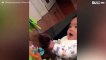 Babies and puppies playing together is adorable!