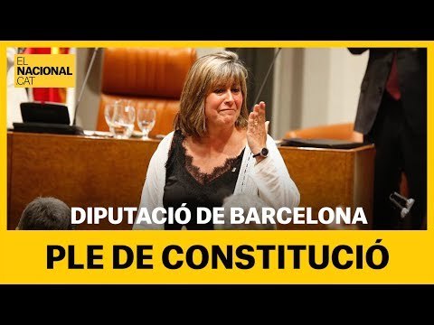 EN DIRECTE - PLE DE CONSTITUCIÓ DE LA DIPUTACIÓ DE BARCELONA