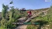 Downhill mountain biking fail