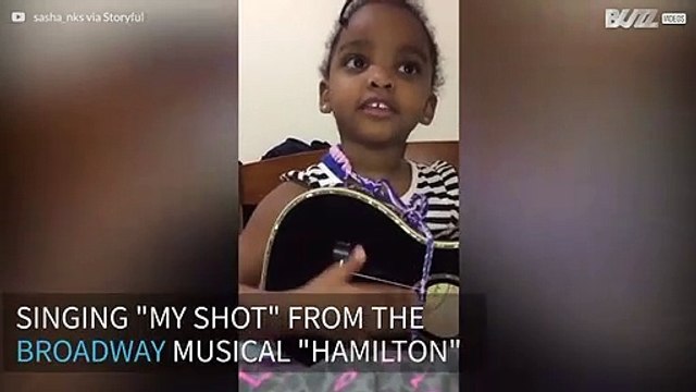 3-year-old sings Broadway musical with her older sister
