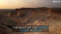 Time-lapse shows the breathtaking landscapes of the Qatar desert