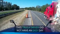 Truck driver crashes into stationary truck