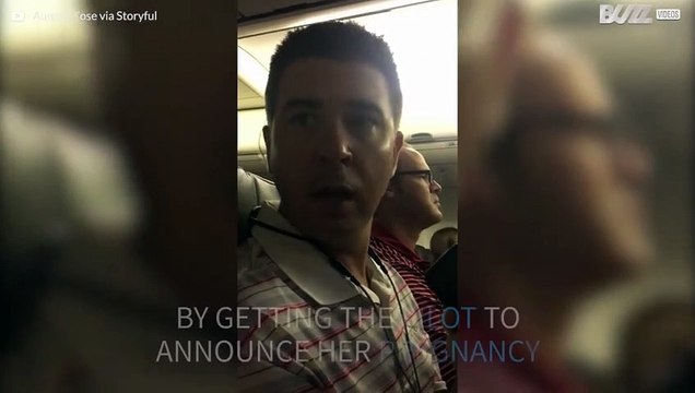 Man finds out he's going to be a dad mid-flight