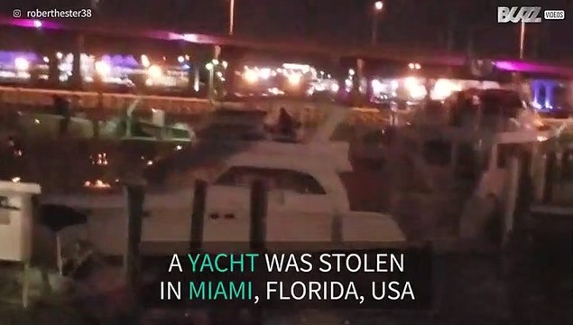 Yacht is stolen from marina and collides with other boats