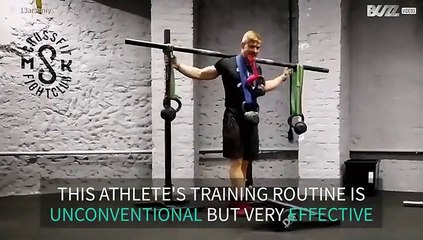 Athlete's weightlifting in the balance!
