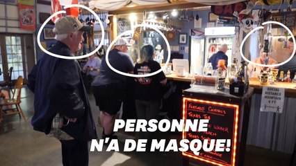 Retirer son masque en public? Au Texas, c'est possible