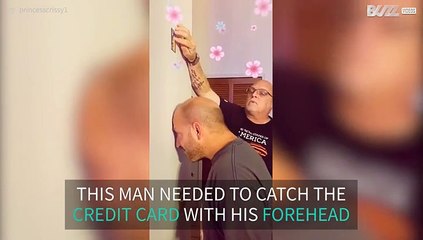 Husband fails credit card challenge