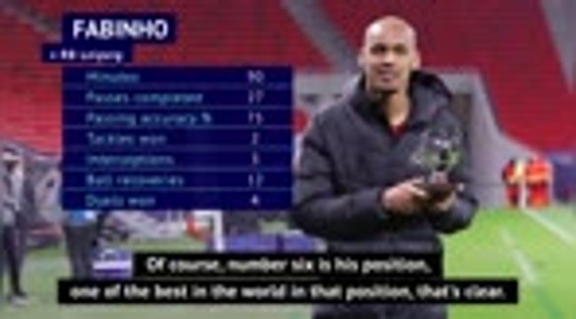 Klopp lauds Fabinho as ‘one of the best’ No.6 in the world