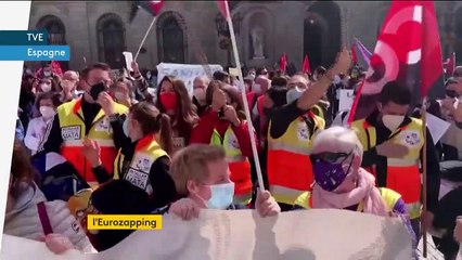 Eurozapping : les soignants en colère en Espagne