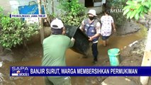 Banjir Surut, Warga di Probolinggo Kerepotan Bersihkan Lumpur
