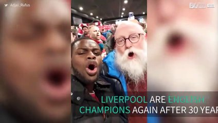 Liverpool fans sing the club's anthem