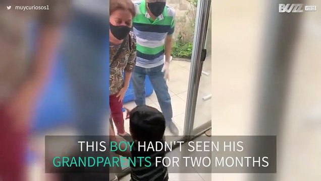 COVID-19: boy doesn't understand why he can't hug grandparents