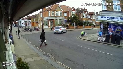Block of Ice Falls From Sky in West London