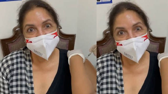 Neena Gupta ने लगवाई Vaccine का टीका, मुँह से निकल गयी ये बात | Video Viral | FilmiBeat