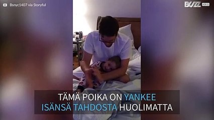 Lapsi tuottaa isälleen pettymyksen valitsemalla kilpailevan joukkueen