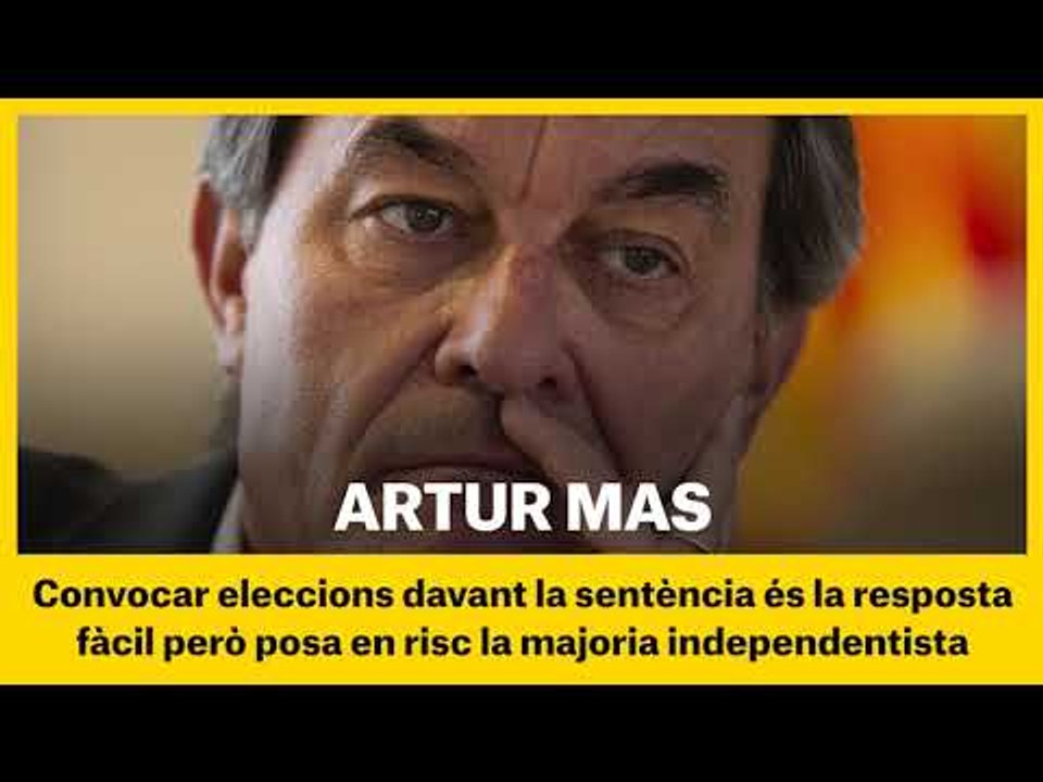 Mas: "No podran tornar a assumir el lideratge els presos inhabilitats o la gent de l’exili"