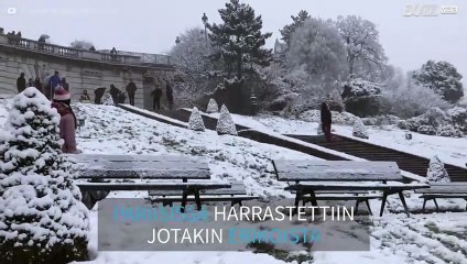 Pariisin taianomainen talvi: Montmartressa lasketeltiin!