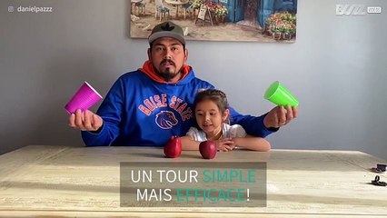 Ce père surprend sa fille avec un tour de magie astucieux!
