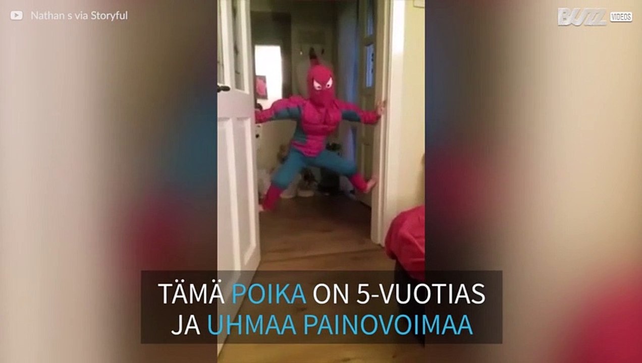 Tämä irlantilaislapsi on tosielämän Hämähäkkimies!