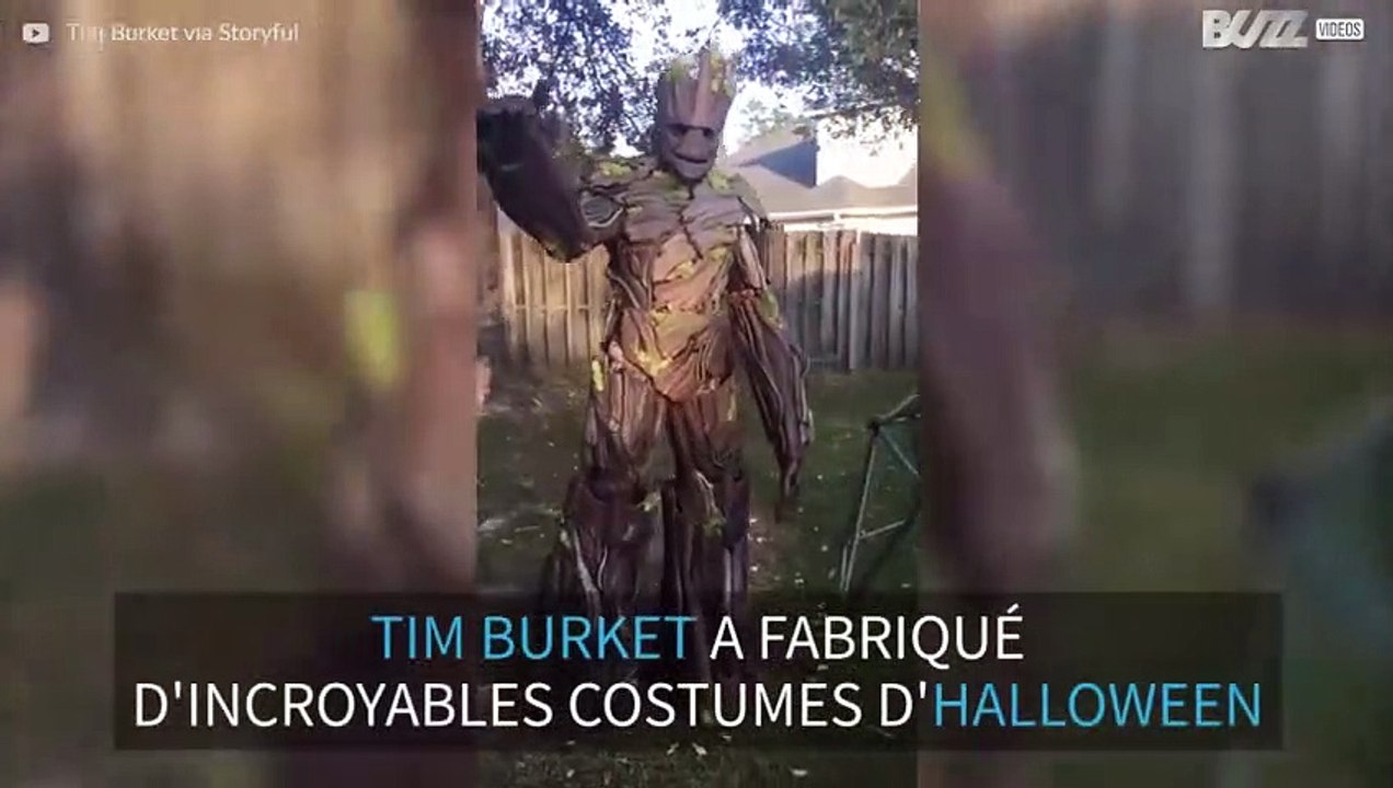 Un père crée un costume de Groot hyper réaliste!