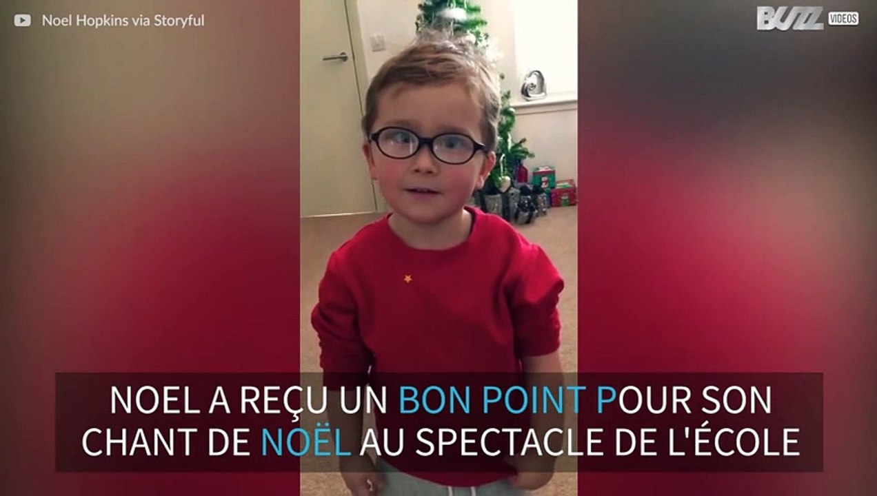 Noel Hopkins, son chant de Noël lui vaut un bon point