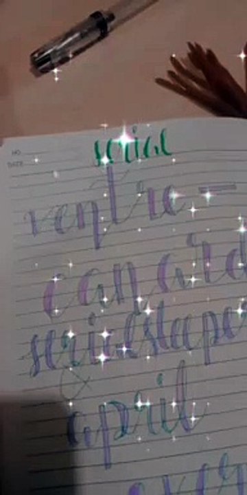 Calligraphy pt. 5