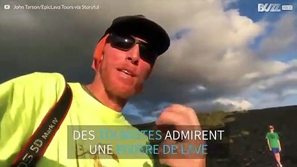 Une rivière de lave s'écoule du volcan Kilauea