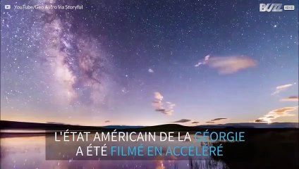 Vidéo accélérée au dessus de la Géorgie, filmée sur 7 mois!