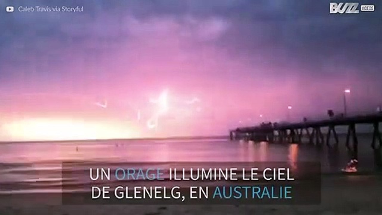 Un orage spectaculaire frappe l'Australie