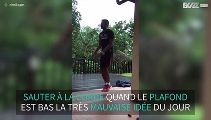 Un saut à la corde qui vire au ridicule