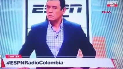 Son dakika haberi! Kolombiya'da canlı yayında 'dev ekran' kazası