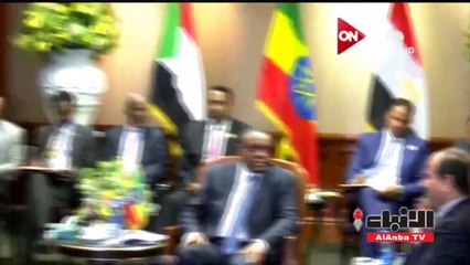 السيسي عقب القمة الثلاثية: "لا مشكلة بشأن المياه"