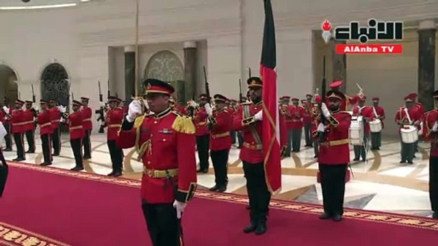 صاحب السمو مودعا الرئيس اللبناني العماد ميشال عون