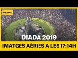 IMATGES AÈRIES DE LA DIADA A LES 17:14H