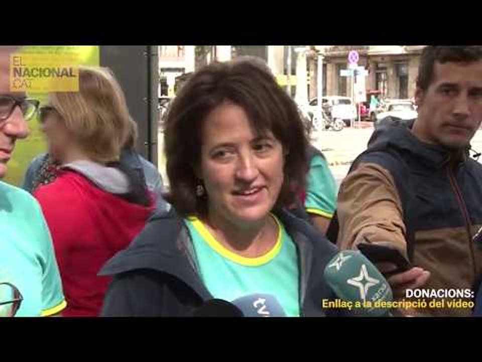 Elisenda Paluzie explica que la xifra d'inscrits a la manifestació arriba als 450.000