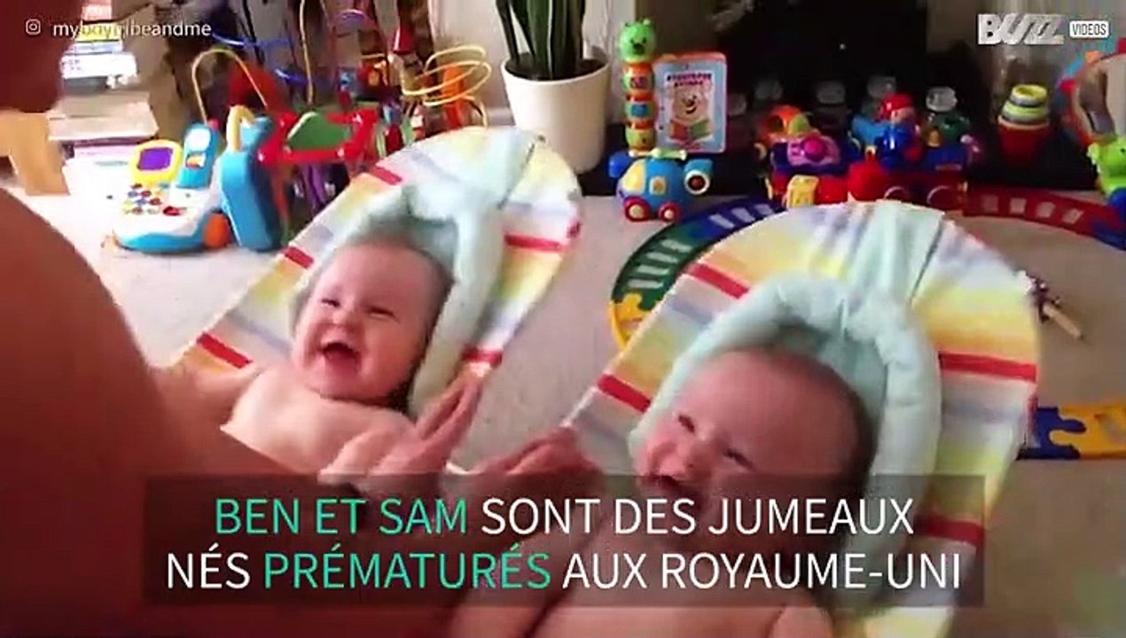 Le rire de ces jumeaux va vous faire fondre