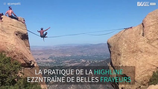 La highline, encore plus fort et plus haut que la slackline