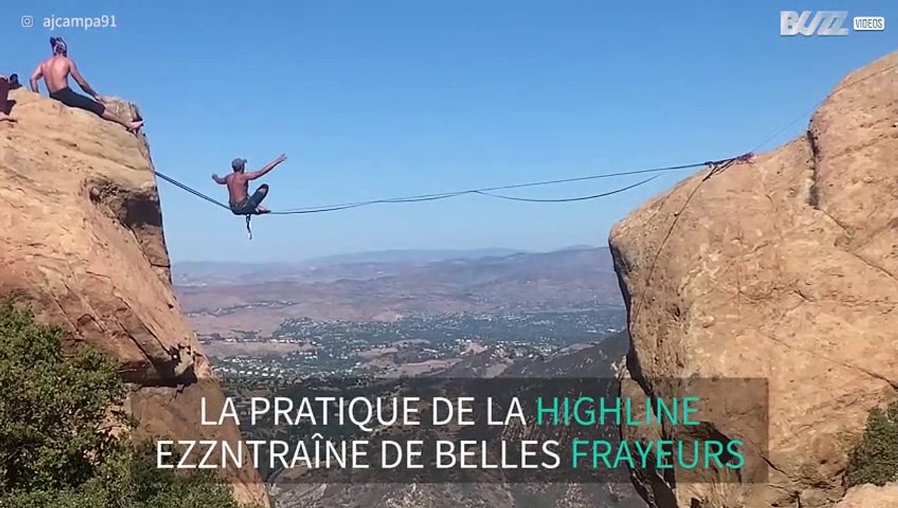 La highline, encore plus fort et plus haut que la slackline