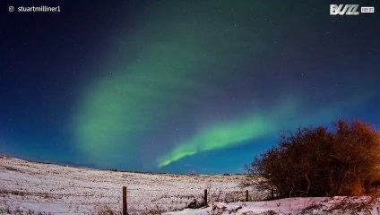De superbes aurores boréales au Canada