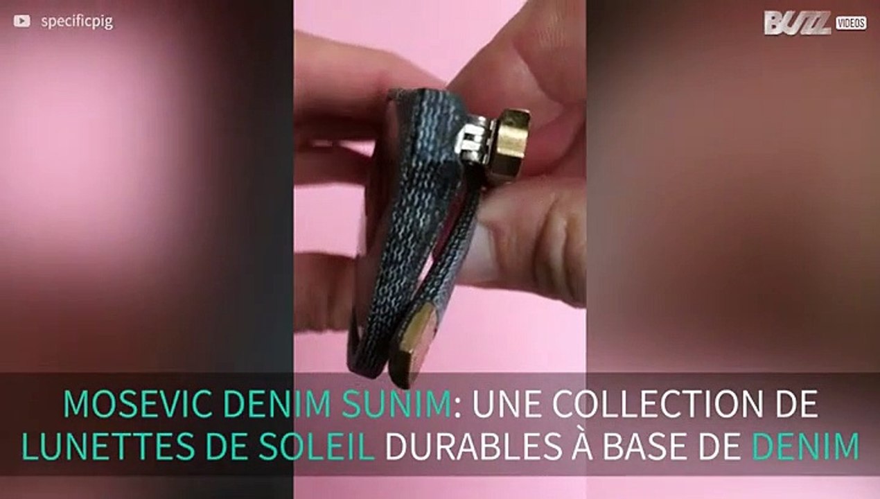 Découvrez ces lunettes de soleil faites en jeans