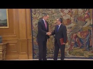 Audiencia del REY con MANUEL CRUZ, acusado de PLAGIO