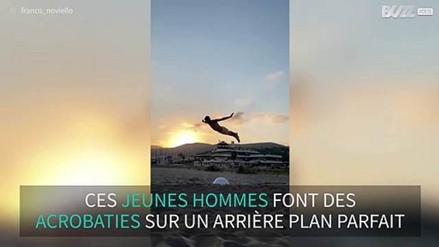 Ces jeunes hommes ont trouvé le spot parfait pour s'amuser