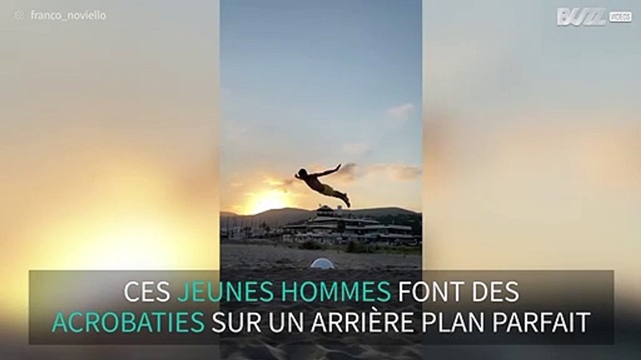 Ces jeunes hommes ont trouvé le spot parfait pour s'amuser