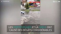 La grêle a causé des inondations chaotiques au Mexique