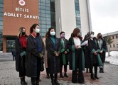 Bitlis'te kadın avukatlardan 'kadına şiddet'e tepki