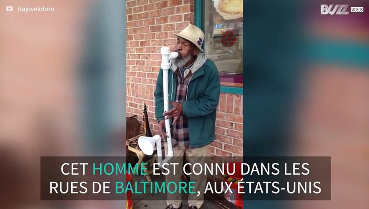 Cet artiste de rue talentueux crée ses propres instruments
