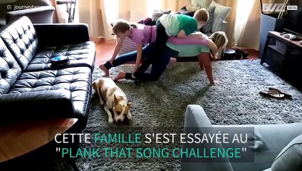 Cette famille échoue royalement au défi "Plank That Song"