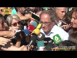 Quim Torra, sobre la Diada 2019: "Un èxit immens"