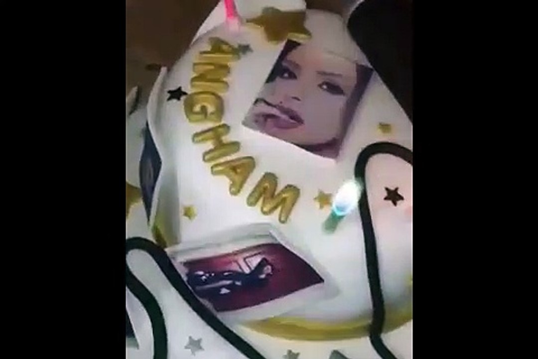 انغام تحتفل بعيد ميلادها مع اصالة ولطيفة والهام شاهين ومحمد حماقي وسميرة سعيد