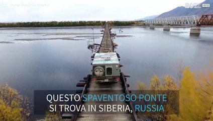 Avresti il coraggio di attraversare questo spaventoso ponte?